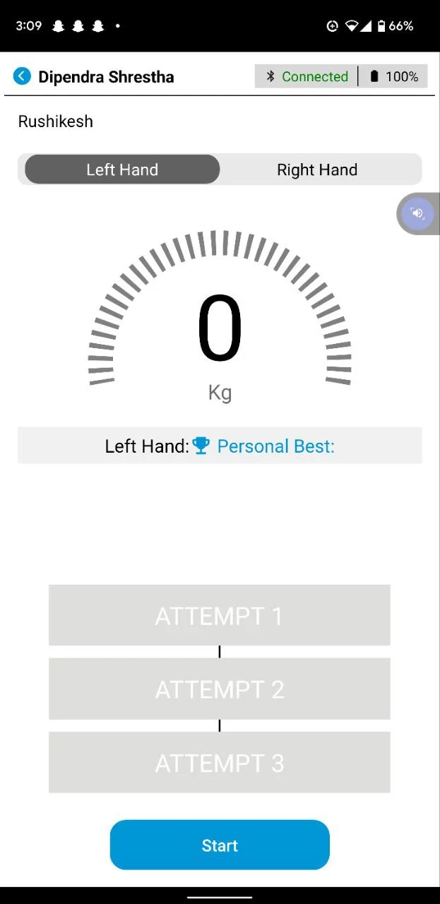 MSAT (Muscle Strength Tool) screenshot