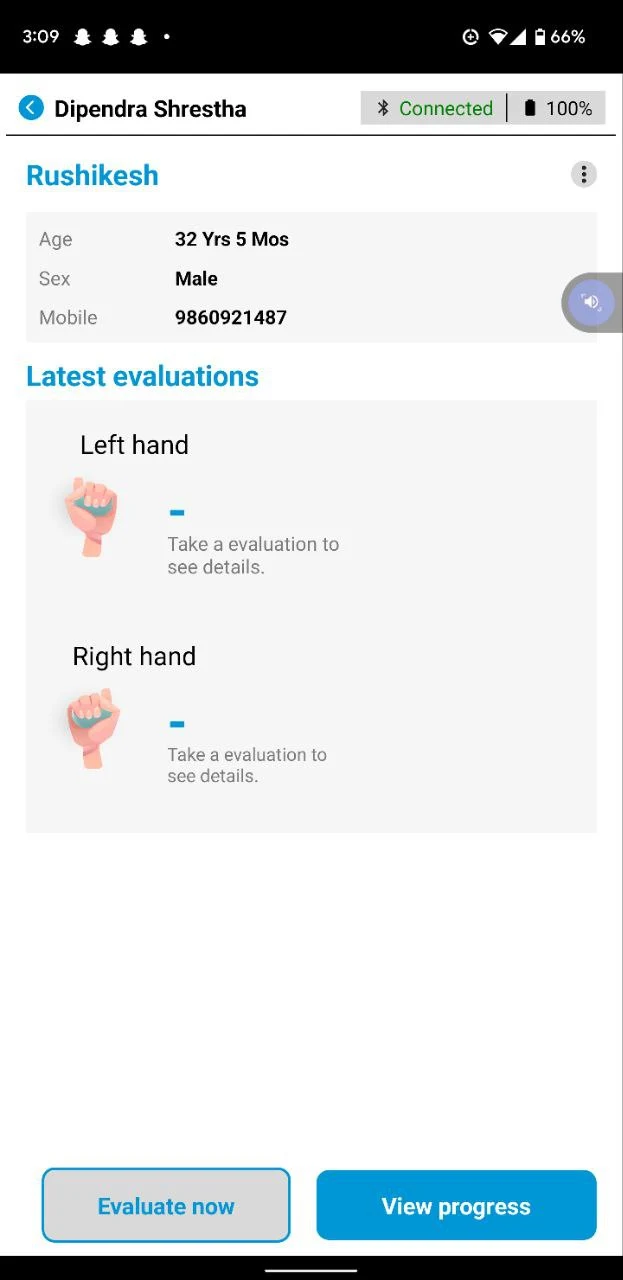 MSAT (Muscle Strength Tool) screenshot